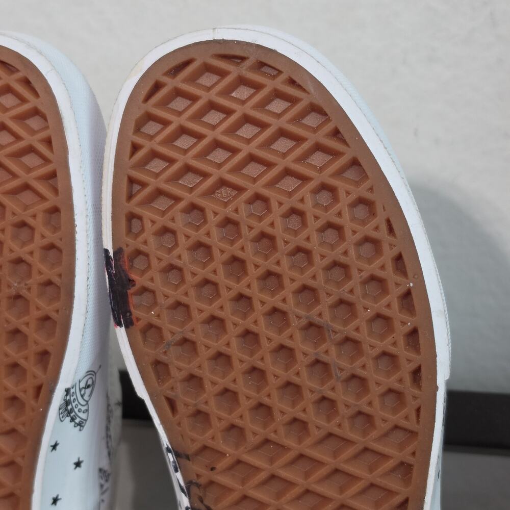 Vans Authentic Unidentified U-Paint Women's Skate Shoes Sneakers Size 7 White - Picture 6 of 11